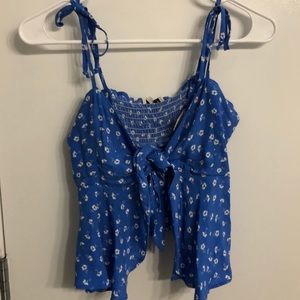 Blue and white tank!